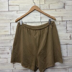 Aerie Offline soft shorts womens cut off size large lounge cozy